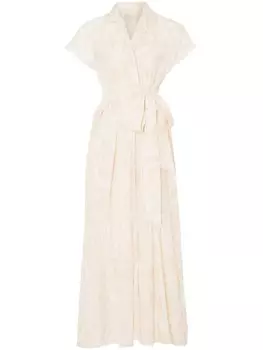 Temperley London платье макси Гарда, нейтральный цвет