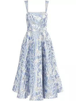 Temperley London платье миди Frankel, синий