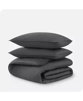 TENCEL Lyocell Full/Queen Пододеяльник Bare Home, серый