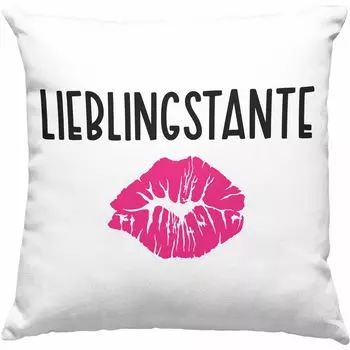 Тенденция — декоративная подушка Best Aunt Ever с наполнителем 40x40, подарок на день рождения, Рождество, забавные идеи подарков от племянницы, любимая тетя (серый) Trendation