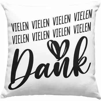 Тенденция - Подарки Спасибо Декоративная Подушка с Наполнителем 40х40 Подушка Декоративная с Наполнителем 40х40 Идея Подарка Скажи Спасибо Благодарность (Розовый) Trendation