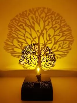 Теневая настольная лампа, дерево SOMPEX