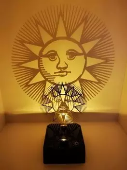 Теневая настольная лампа, солнце SOMPEX