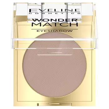 Тени для век 02 нейтральный нюд, 3 г Eveline Cosmetics Wonder match, цвет 02 neutral nude