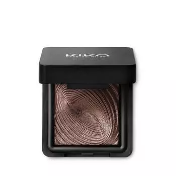 Тени для век 206 Pearly Coffee 3g KIKO Milano, Water Eyeshadow, коричневый