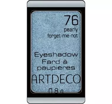 Тени для век ARTDECO Eyeshadow Pearl для добавления в палетку с перламутровым блеском, оттенок 76 Pearly Forget Me-Not 0,8 г
