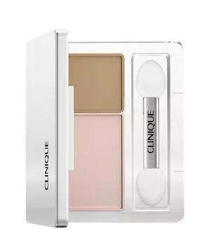 Тени для век CLINIQUE All About Shadow Duo, Seashell Pink / Fawn Satin, 2.2g