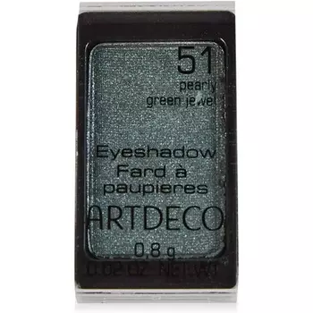 Тени для век Color-Intense Long-Lasting Silver, White, Pearl 1G — оттенок 51 Pearly Green Jewel, Artdeco