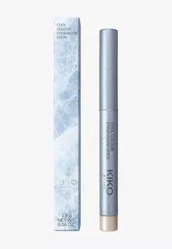 Тени для век Cool Colour Eyeshadow Stick KIKO Milano, металлик грязно-белый