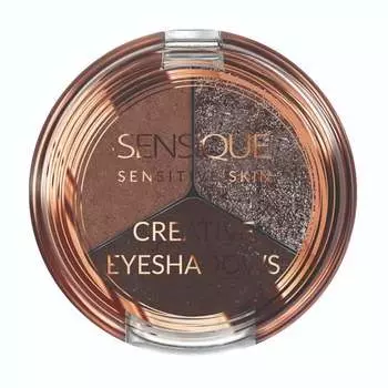 Тени для век Creative Trio 151 Sensique, коричневый