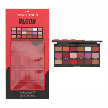 Тени для век Eye Shadow Palette Revolution Make Up, цвет i heart revolution blood
