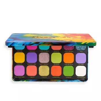 Тени для век Forever flawless eyeshadow palette Revolution make up, 19,8 г, birds of paradise