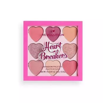 Тени для век Heart Breakers Paleta De Sombras Revolution Make Up, цвет sweetheart