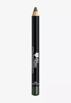 Тени для век NATURAL & VEGAN EYESHADOW PENCIL All Tigers, цвет olive green "watch out i roar"