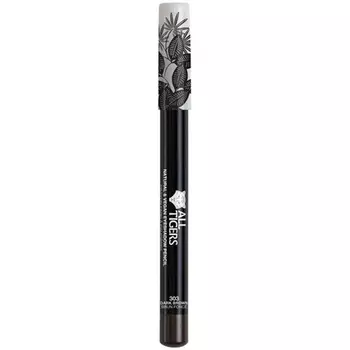 Тени для век Natural & Vegan, темно-коричневые 303 — установите свои правила 3G, All Tigers