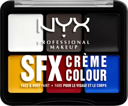 Тени для век NYX PROFESSIONAL MAKEUP Farbpalette SFX Face & Body Paint Palette Primary, 1 St