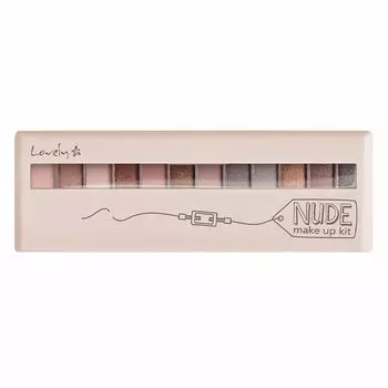 Тени для век Paleta De Sombras De Ojos Eyeshadow Nude Make Up Kit Lovely, 1 шт.