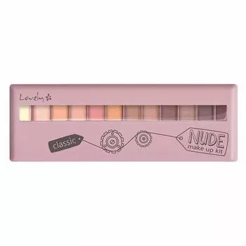 Тени для век Paleta De Sombras De Ojos Nude Make Up Kit Classic Lovely, 1 шт.