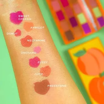 Тени для век Paleta de sombras Tasty Peach I Heart Revolution, Multicolor