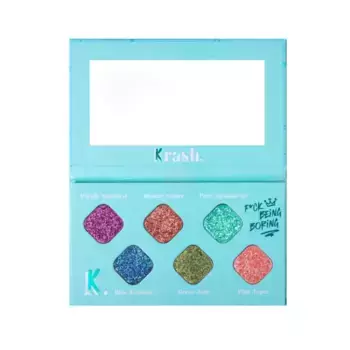 Тени для век pardon me 2.0 paleta de sombras de ojos multicromticas prensadas Krash Kosmetics, цвет 6 sombras