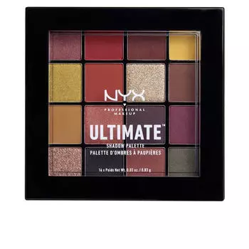 Тени для век Ultimate shadow palette Nyx professional make up, 16 х 0,83 г, phoenix 16 x