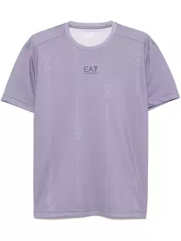 Теннисная футболка Ea7 Emporio Armani, фиолетовый