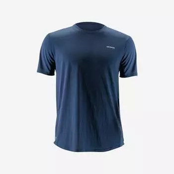 Теннисная футболка с короткими рукавами Decathlon Essential Artengo, синий