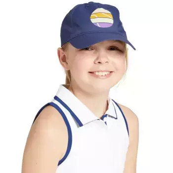 Теннисная кепка Prince для девочек с графическим рисунком, темно-синий