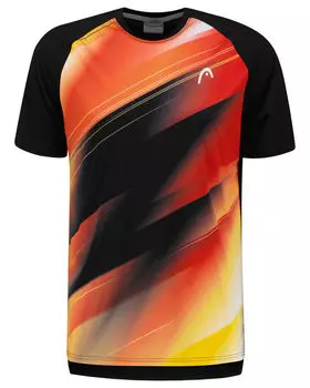 Теннисная рубашка dtb topspin стандартной посадки Head, черный