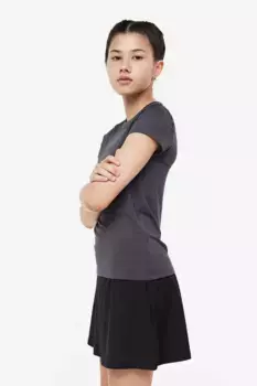 Теннисная юбка drymove H&M, черный