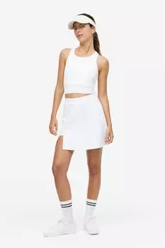 Теннисная юбка H&M, белый