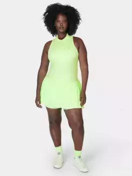 Теннисная юбка со складками Power Match Point Sweaty Betty, зеленый