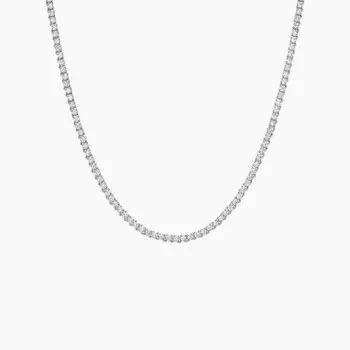 Теннисное колье с миниатюрным бриллиантом (2 1/5 карата) Brilliant Earth