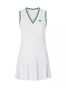 Теннисное платье из пике Lacoste x Bandier Performance Lacoste X Bandier, белый