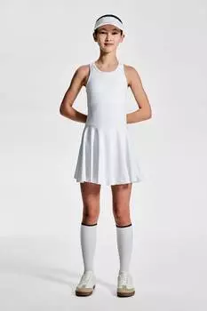 Теннисное платье с драймоувом H&M, белый