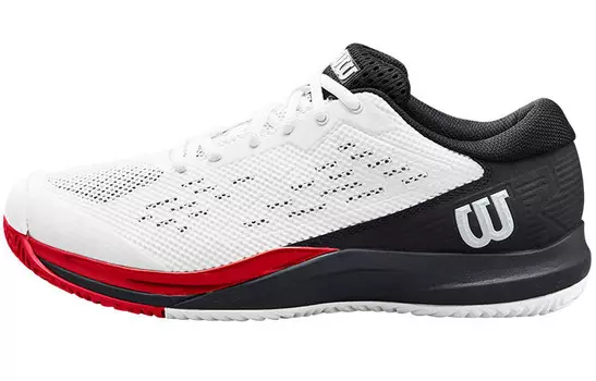 Теннисные кроссовки Rush Pro мужские с низким верхом белые/черные/розовые Wilson