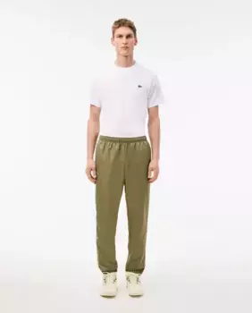 Теннисные мужские спортивные штаны Lacoste, цвет Verde Militar