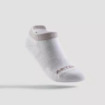 Теннисные носки 3 шт. - RS 160 Low kids черный/черный/серый ARTENGO, черный/черный/жемчужно-серый