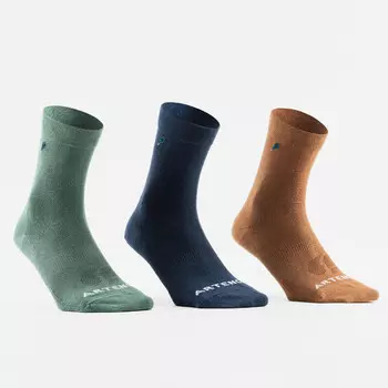 Теннисные носки Artengo, цвет grn/blau/schwarz