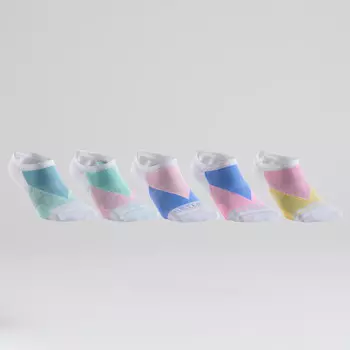 Теннисные носки Low, 5 шт. – RS160, разноцветные ARTENGO, цвет gruen