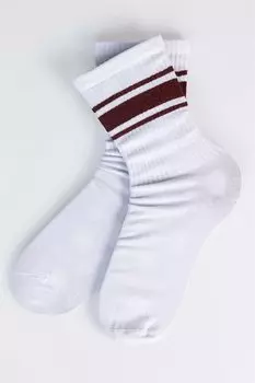 Теннисные носки унисекс в полоску для колледжа Tudors TUDORS, смешанный