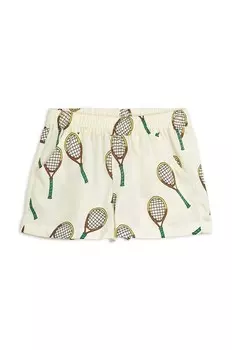 Теннисные шорты Mini Rodini для мальчиков и девочек, белый