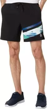 Теннисные шорты с цветными блоками Performance и принтом Original Penguin Golf, цвет Caviar