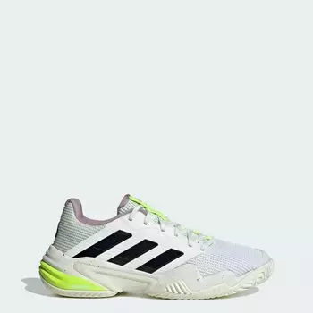 Теннисные туфли Barricade 13 Adidas, цвет Cloud White/Core Black/Crystal Jade