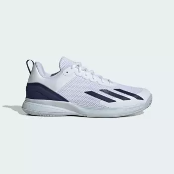 Теннисные туфли Courtflash Speed Adidas, цвет Cloud White/Dark Blue/Halo Blue