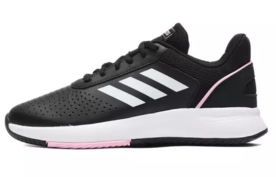 Теннисные туфли Courtsmash женские с низким верхом, черные/белые Adidas Neo