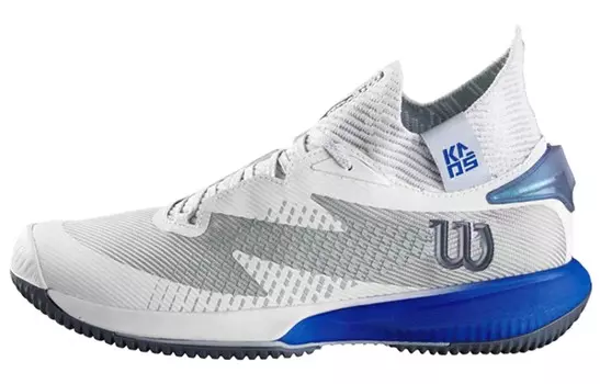 Теннисные туфли мужские среднего размера белые/синие Wilson