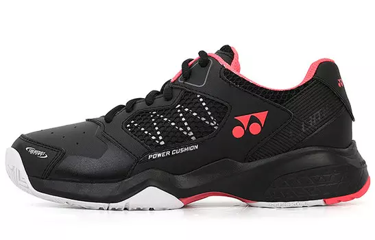 Теннисные туфли унисекс с низким верхом черного цвета Yonex