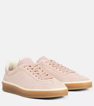 Теннисные замшевые кроссовки Walk Loro Piana, Summer Pink