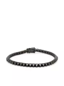 Теннисный браслет «Пирамида» Eddie Borgo, серый